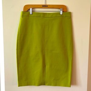 Green Pencil skirt